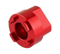 TSMORY Manovelle per bici lavorate, tappo antipolvere con cavità per ruota di catena integrata, copertura in metallo per biciclette da ciclismo fluide, copertura laterale