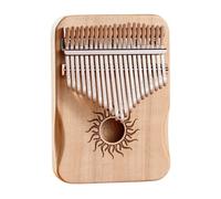 TSMORY Pianoforte portatile in legno da pollice 17/21 tasti pianoforte a dito portatile piccoli strumenti musicali per bambini