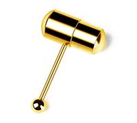 TSMORY Piercing vibrante per lingua in acciaio inossidabile Piercing vibrante gioielli per il corpo decorazione moda lingua vibrante adulto, Misura unica, come descritto, come descritto