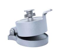 TSMORY Pressa per hamburger regolabile in alluminio pressofuso per pollo e manzo fatto in casa e polpette da 4,5 pollici utensile da cucina manuale per hamburger con controllo della densità