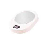 TSMORY Scaldabicchieri USB Auto-Temp Riscaldatore portatile per tazze da caffè con controllo intelligente del calore per tazze in metallo in vetro ceramico Riscaldatore per bevande USB per ufficio