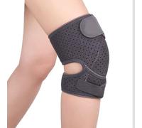 TSMORY Struttura aperta Confortevole Ginocchiera Rinforzata Guardia Regolabile per Uomini Donne Leggero Traspirante Compressioni Perforate Ginocchiera