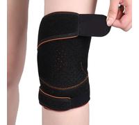 TSMORY Struttura aperta Confortevole Ginocchiera Rinforzata Guardia Regolabile per Uomini Donne Leggero Traspirante Compressioni Perforate Ginocchiera