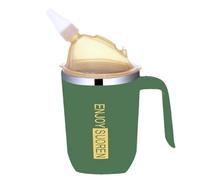 TSMORY Tazza antiruggine da 400 ml per pazienti costretti a letto, impermeabile, contro il soffocamento della cannuccia da sola per diete liquide contro lo strangolamento, tazza per caregiving con