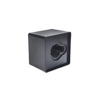 Tsnamay 2 pz 8 cm quadrato cubo microfono stand con foro interruttore, microfono intervista ABS logo microfono bandiera stazione, nero