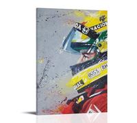 TSNKNP Ayrton Senna Art, poster decorativo da parete, per soggiorno, camera da letto, decorazione moderna per camera da letto, 30 x 45 cm