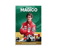 TSNKNP Ayrton Senna Champion - Poster decorativo da parete, per soggiorno, camera da letto, decorazione moderna per camera da letto, 20 x 30 cm