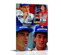 TSNKNP Ayrton Senna Collection, poster decorativo da parete, per soggiorno, camera da letto, decorazione moderna per camera da letto, 40 x 60 cm
