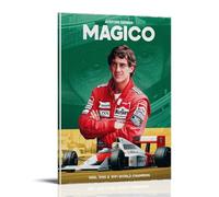 TSNKNP Ayrton Senna - Poster vintage decorativo da parete, per soggiorno, camera da letto, decorazione moderna per camera da letto, 40 x 60 cm