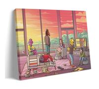 TSNKNP Bojack Horseman All Members, poster decorativo da parete, per soggiorno, camera da letto, decorazione moderna per camera da letto, 30 x 45 cm