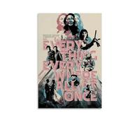 TSNKNP Everything Everywhere All at Once Fanart, poster decorativo da parete, per soggiorno, camera da letto, decorazione moderna per la camera da letto, 60 x 90 cm