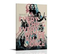 TSNKNP Everything Everywhere All at Once Fanart, poster decorativo da parete, per soggiorno, camera da letto, decorazione moderna per la camera da letto, 60 x 90 cm