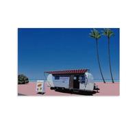 TSNKNP Hiroshi Nagai Food Car Poster decorativo su tela, per soggiorno, camera da letto, decorazione da parete, per camera da letto, 60 x 90 cm