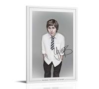 TSNKNP JAMES BUCKLEY THE INBETWEENERS SIGNED Poster decorativo su tela, per soggiorno, camera da letto, pittura da parete, decorazione moderna per camera familiare, 60 x 90 cm