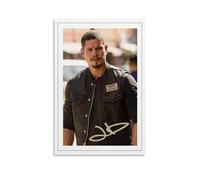 TSNKNP JD PARDO THE MAYANS MC AUTOGRAPH SIGNED Poster decorativo su tela, per soggiorno, camera da letto, pittura da parete, decorazione moderna per camera familiare, 30 x 45 cm