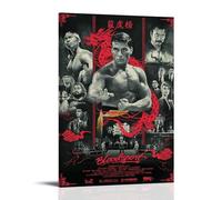 TSNKNP JEAN CLAUDE VAN DAMME Poster decorativo da parete, per soggiorno, camera da letto, decorazione moderna per camera da letto, 20 x 30 pollici (50 x 75 cm)