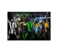 TSNKNP Mortal Kombat Ninjas Poster decorativo da parete, per soggiorno, camera da letto, decorazione moderna per camera da letto, 40 x 60 cm