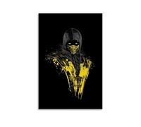 TSNKNP Mortal Kombat Scorpion, poster decorativo da parete, per soggiorno, camera da letto, decorazione moderna per camera da letto, 40 x 60 cm