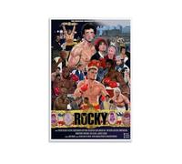 TSNKNP Rocky Balboa Movie Art, poster decorativo da parete, per soggiorno, camera da letto, decorazione moderna per camera da letto, 30 x 45 cm