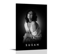 TSNKNP Susan Sarandon, poster decorativo da parete, per soggiorno, camera da letto, decorazione moderna per camera da letto, 30 x 45 cm