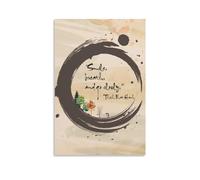 TSNKNP Thich Nhat Hanh Quotes, poster decorativo da parete, per soggiorno, camera da letto, decorazione moderna per camera da letto, 20 x 30 cm