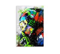 TSNKNP Valentino Rossi Poster decorativo da parete, per soggiorno, camera da letto, decorazione moderna per camera da letto, 30 x 45 cm