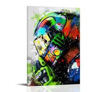 TSNKNP Valentino Rossi Poster decorativo da parete, per soggiorno, camera da letto, decorazione moderna per camera da letto, 30 x 45 cm