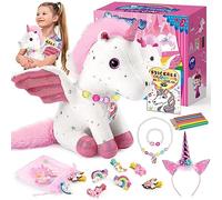 Tsokize Peluche Unicorno Bambina Regalo, Giocattoli Unicorno Kit Pittura Bambini 3-7 Anni Attività Creativa Regalo per Bambina 3 4 5 6 7 Anni Peluche Giochi Gioco Bambini 3-7 Anni