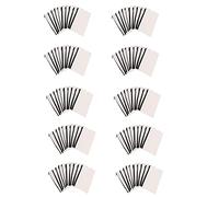 TsoLay 100 sacchetti in tela per trucchi con cerniera, astuccio vuoto per fai da te, per cosmetici, per viaggi fai da te, crema