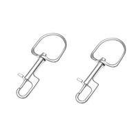 TsoLay 2 pezzi 110 MM Immersione Bullone in Acciaio Moschettone Immersione Subacquea Gancio Una Estremità