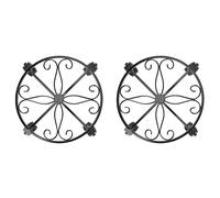 TsoLay 2X Portapiante con Ruote Supporto per Piante con Rotelle, Vaso da Fiori da Giardino in per Impieghi Gravosi, Carrello per Piante in Vaso con Chiusura A