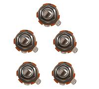 TsoLay 5X Ricambi per chitarra e Accessori 1/4 6,35 mm A 2 Conduttori Chassis Mono Presa Chitarra Ingresso Uscita