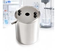 TsoLay Contenitore di Dispersione da Laboratorio, Tamburo di Miscelazione con Doppio Strato Camicia Dacqua, Coperchio Semiaperto Rimovibile E Porta di Agitazione Centrale per 3L