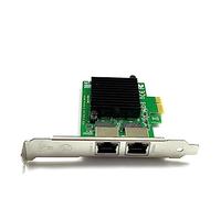 TsoLay Controller per scheda di rete del server Dual Port RJ-45 1000Mbps PCI-Express X 4 Gigabit Ethernet Server Adapter Controller di interfaccia di rete a doppia porta