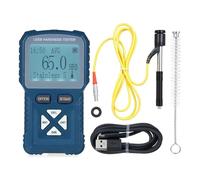 TsoLay Durometro Digitale, Misuratore di Durezza Digitale Portatile Ad Alta Precisione, Dispositivo di Impatto Tipo D per Prove HLD HB HV HS HRA HRB HRC a 360°, per Prove su Acciaio, Rame, Ottone