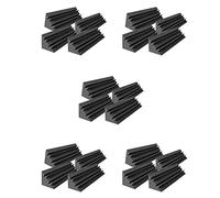 TsoLay Schiuma Insonorizzata Acustica Studio Acustici 20 Pezzi Angolo Trappola Basso Trattamento Suono Cunei di Suoni, 12X12X48cm