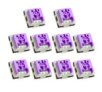 Tsophreniq 10Pcs Tastiere Meccaniche Alberi Basso Interruttori Funzionamento Soundless Assemblaggio Automatizzato per DeathStalker Alberi Bassi Interruttori
