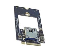 Tsophreniq Adattatore interfaccia USB3.0 per slot WWAN da 4 Ghz Converte la porta B alla porta di connessione del disco esterno WWAN B Convertitore USB