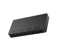 Tsophreniq Base adattatore splitter a 4 porte USB 2.0 9PIN per scheda madre del computer portatile diversi gadget allegati gestione dei cavi splitter USB