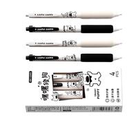 Tsophreniq Belle penne a tema non suono, scrittura scorrevole, punta ad ago da 0,5 mm, adatte per scuola e lavoro, penna a sfera silenziosa