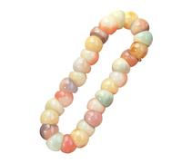 Tsophreniq Braccialetto da donna con perle di preghiera buddista autentiche e consapevoli, per la serenità e la pace interiore, elegante braccialetto, Misura unica, come descritto