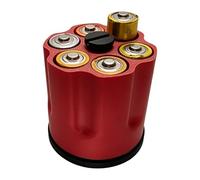 Tsophreniq Cassa di batteria rotante intelligente per celle D Scatola di supporto di dimensioni compatte Opzione di colore multipla Costruzione sicura e robusta Rotante Top Battery Planner