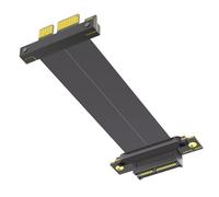 Tsophreniq Cavo PCIe PCIE4.0 da 10 cm con angolo di 90 gradi, per migliorare l'integrazione della scheda PCIe 4.0