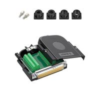 Tsophreniq Connettore industriale a Pin DB37 con alloggiamento di bloccaggio a vite e sollievo dalla trazione per una trasmissione stabile, adattatore industriale D SUB
