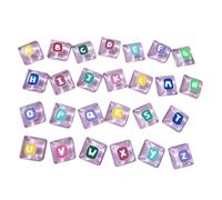 Tsophreniq Elegante set di adesivi per tastiera con design artistico, include 26 lettere e 10 numeri, per la decorazione di tastiere adesive