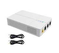 Tsophreniq Fonti di continuità Alimentatori Integrati 7800mAh Ricaricabili Protezioni di sovratensioni per prolungare la durata della vita del dispositivo Router Modem visivi Fornitura di continuità