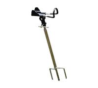 Tsophreniq Robusto supporto per canna da pesca in acciaio inox per pesca sul lungomare con rotazione di 360 gradi e supporto manuale a vite regolabile