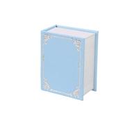 Tsophreniq Scatola di immagazzinaggio dei monili a forma di libro portatile per anelli pendenti e orecchini con chiusura disegni creativo contenitore pendente