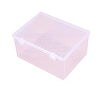 Tsophreniq Scatola portaoggetti trasparente con coperchi Espositore trasparente per gioielli per custodia piccoli contenitori per Ro trasparente multi-funzione Display Case Gioielli