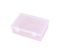 Tsophreniq Scatola portaoggetti trasparente con coperchi Espositore trasparente per gioielli per custodia piccoli contenitori per Ro trasparente multi-funzione Display Case Gioielli